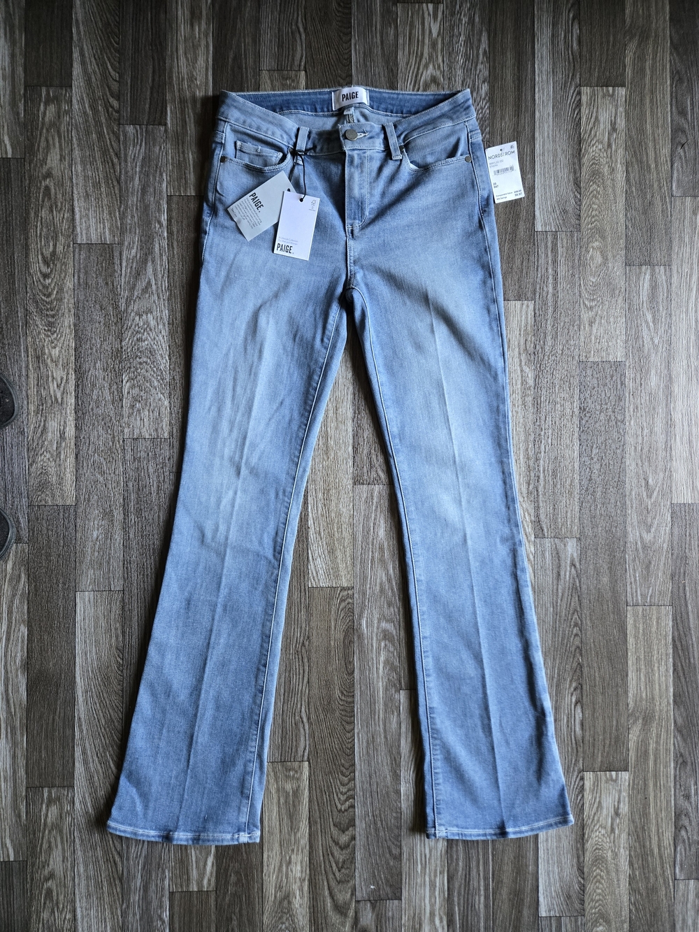 NWT- PAIGE Mid Rise Manhattan 32" Bootcut Jean Women's Size 28 - Picture 8 of 14